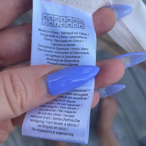 SSENSE Remain birger Christensen hana storm flap raincoat nwot - Picture 8 of 16